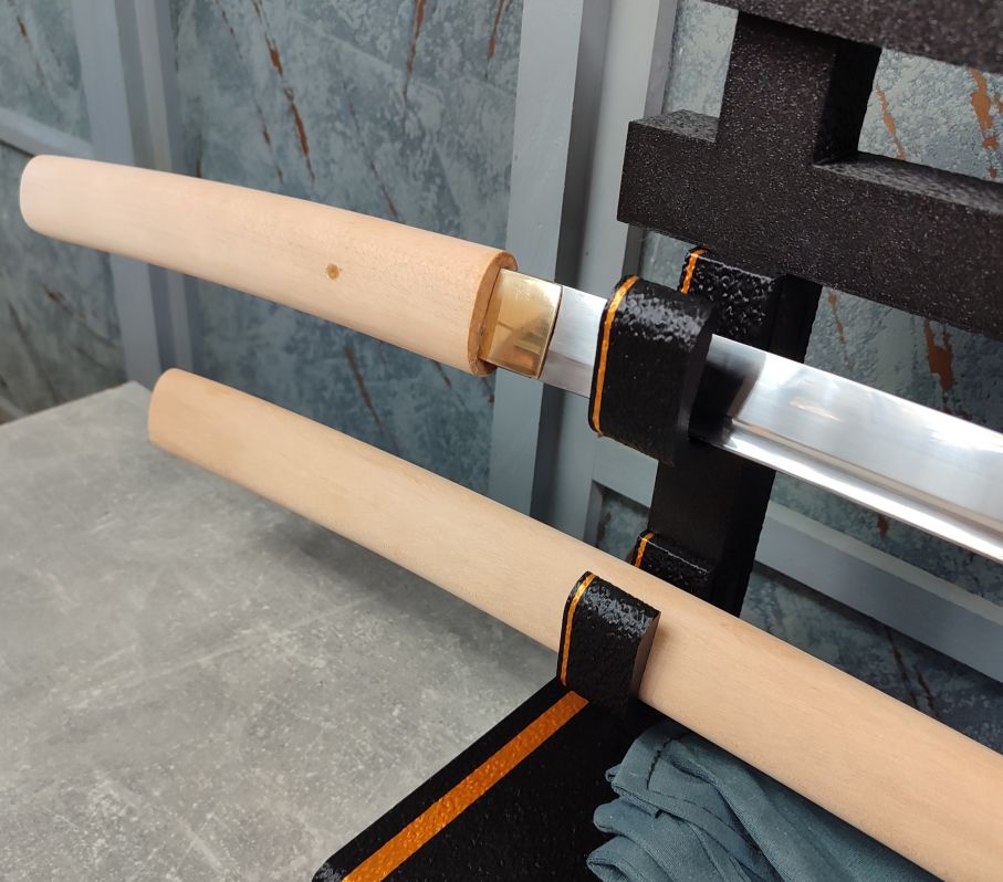 Munenori Shirasaya San-mai Katana with bo-hi